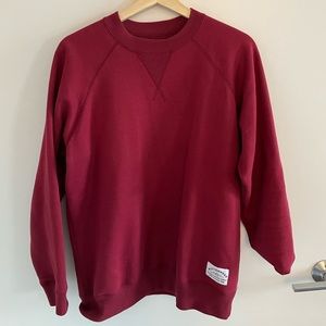 Cozy red sweatshirt